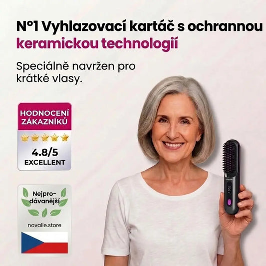 Kartáč Novalie pro Krátké Vlasy