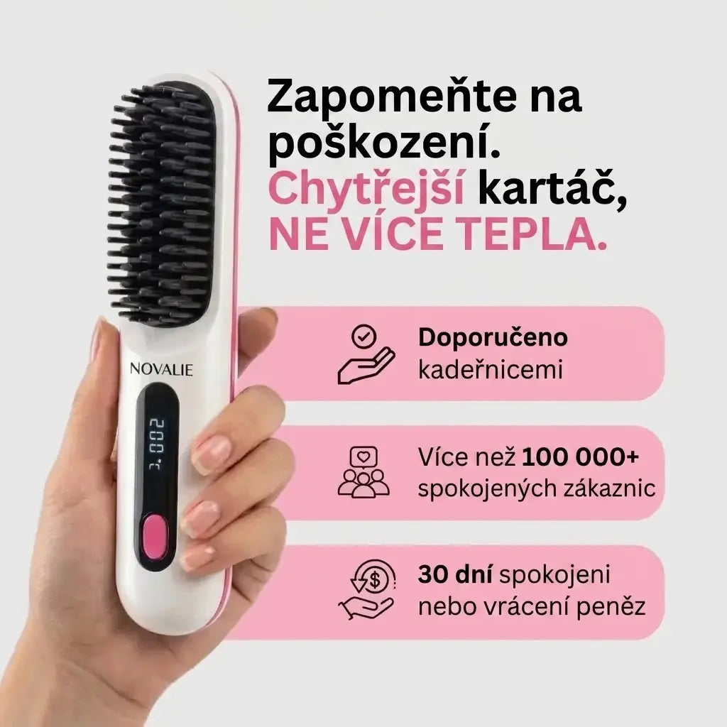 Kartáč Novalie pro Krátké Vlasy